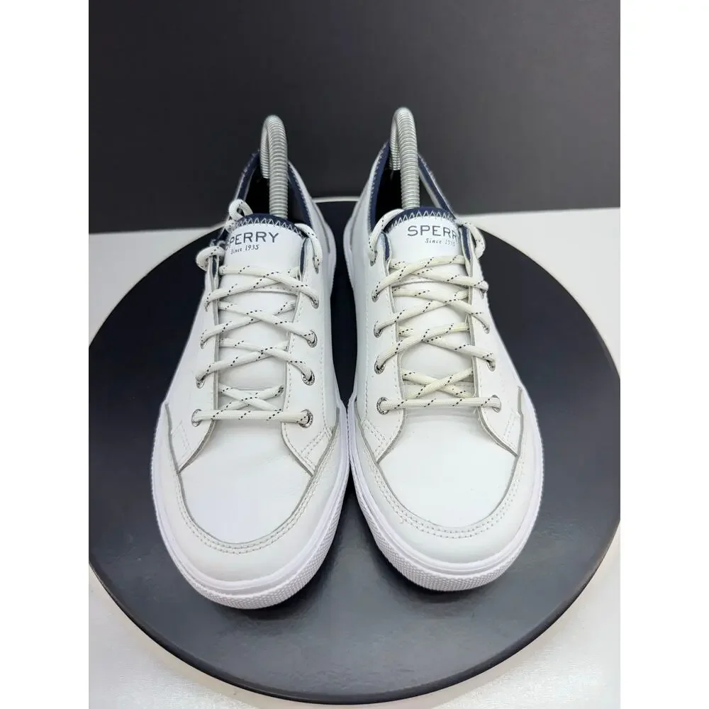 Sperry Deckfin Youth Top-Sider Size 5.5 Sneaker White Casual Shoes Sneakers‎